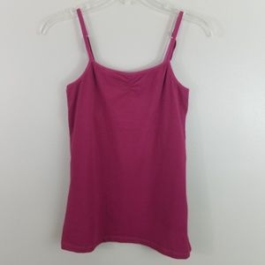 Athleta Pure Cami Shelf Bra Workout Tank Top Red M